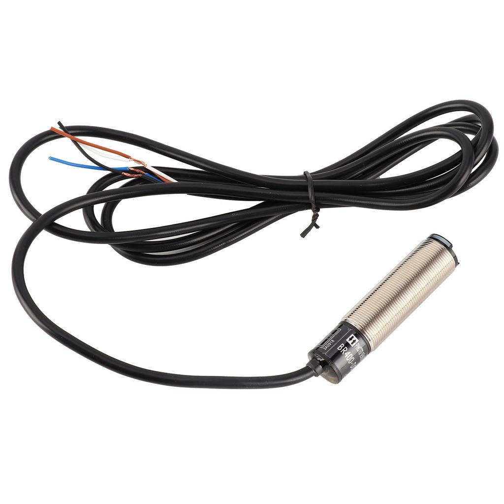 BERM Photoelectric Switch Sensor Diffuse Reflection Cylindrical 4Wire Power Control 1224VDC(BR400DDTP )