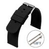 Silikon-Uhrenarmband 18mm 20mm 22mm 24mm Uhrarmband Smartwatch Armband Herren Damen Ersatz-Armband Weiches Rejot Uhrenband