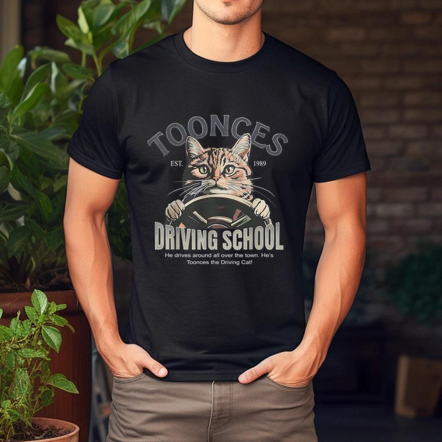 

Toonces Driving School Est. 1989 - The Driving Cat T-Shirt M
