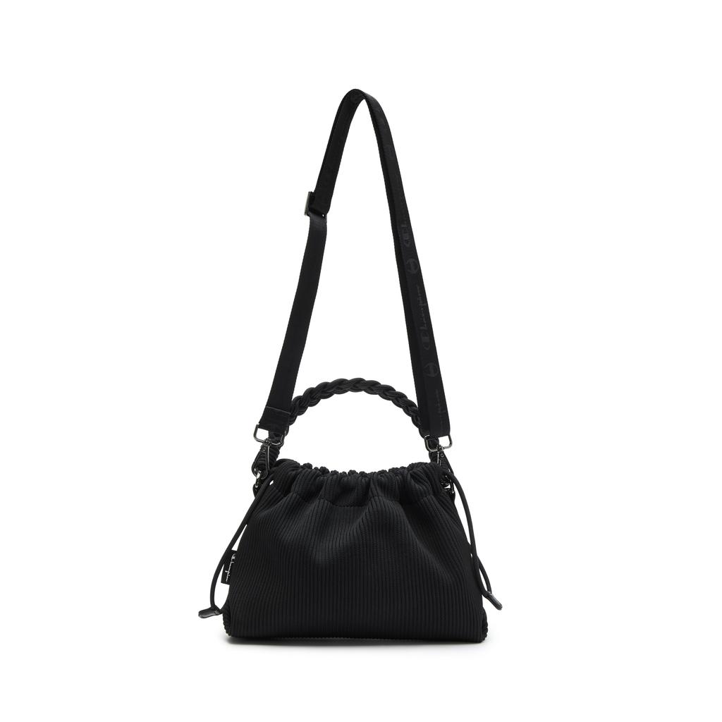 New Champion Knitted Fabric Handbag, Shoulder Bag Small Size Unisex Black/Washed Pink/Silver White U5AACPU54