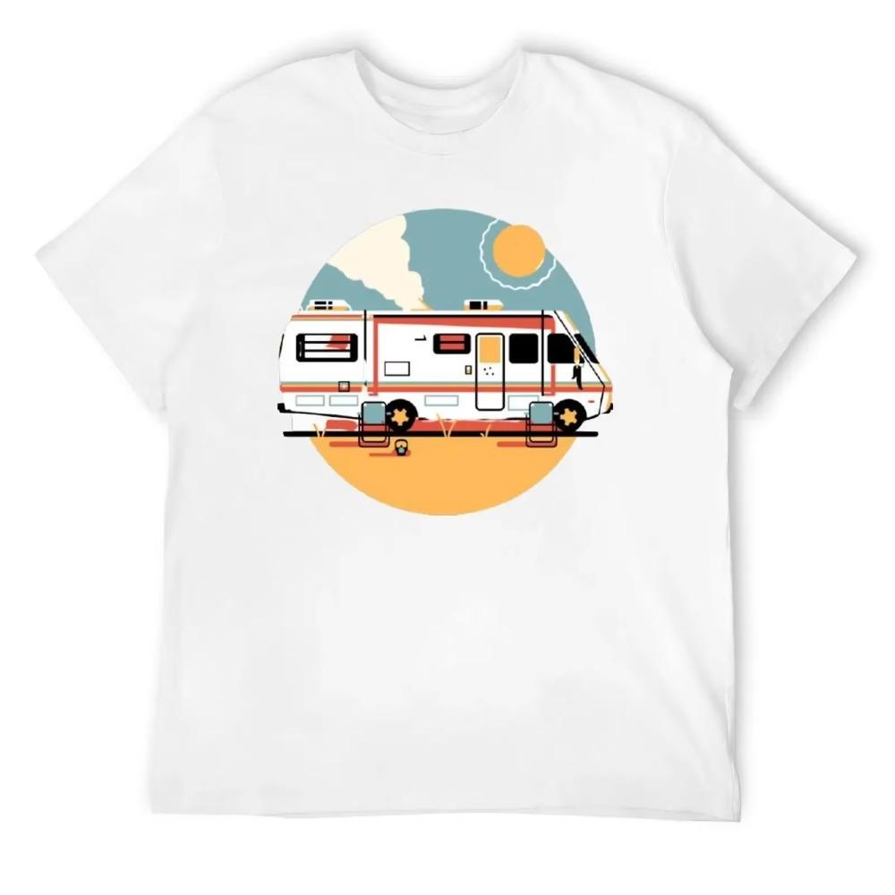 Harajuku Breaking Bad Crystal Ship RV Classic For T-shirt  Move Tshirt Premium Humor Graphic Fitness Eur Size