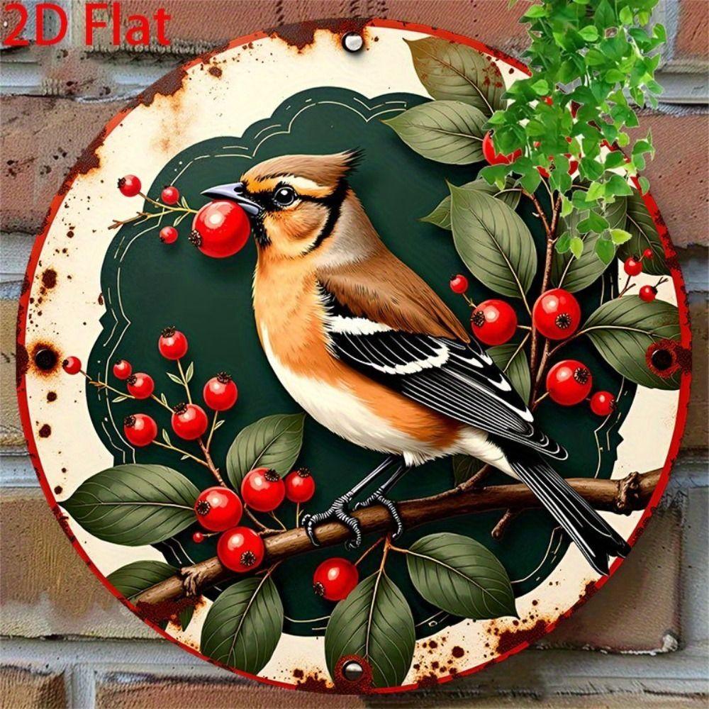 2D Flat Metal Wall Sign Decor