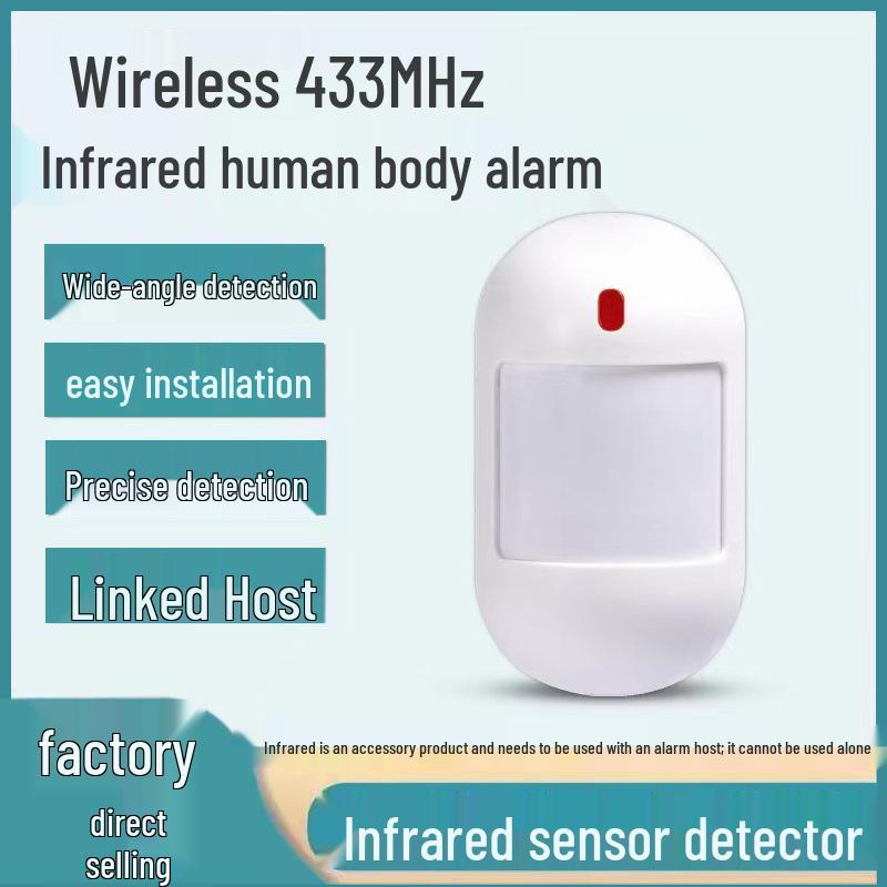 433MHz Wireless Infrared Motion Sensor Alarm