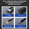 POE Splitter DC5.5 x 2.5mm Plugs 48V to 12V Voltages Converter for Cameras Plastic Housing Overcurrent Protections