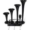FARBIN 4 Trumpet Air Horn 12V/24V 130DB Four-tube Air Train Horn with Electric Solenoid Powerful Loud Truck For Vehicle Truck