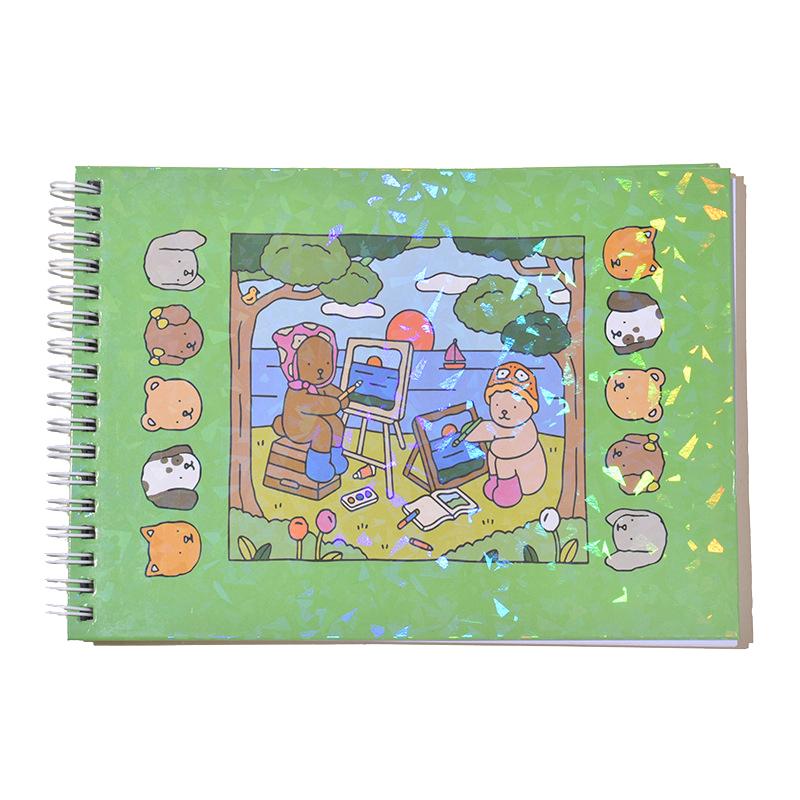 Creative Interesting Coloring Book Kids Cute Animal Theme Graffiti Painting Book Bobbie Goods Coloring Book