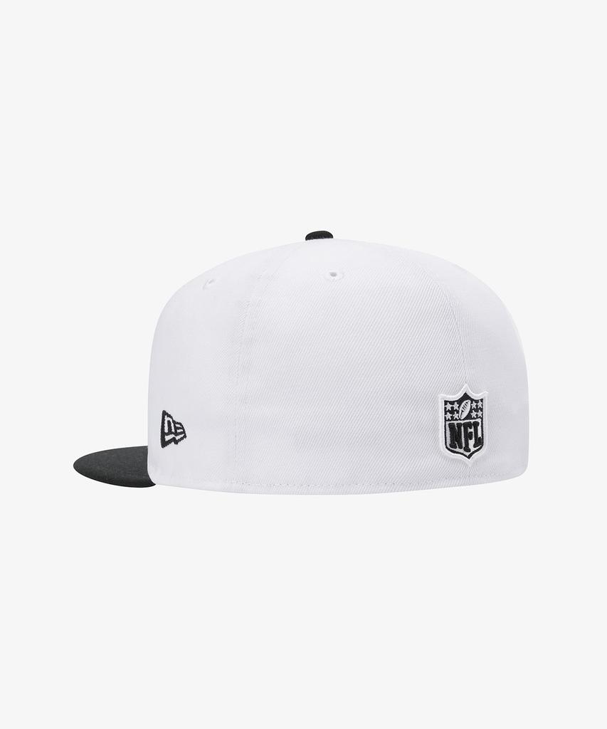NEW ERA Nfl Las Vegas Raiders Basic Fitted Cap All-Tic White/Black 15131687