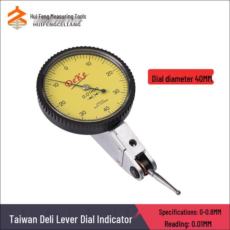 Deke Lever Thousandths Dial Indicator Calibration Gauge - Precision Mechanical Measuring Tool