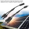 1 Pair Y Branch Connector Solar Panel Adapter Cable Splitter