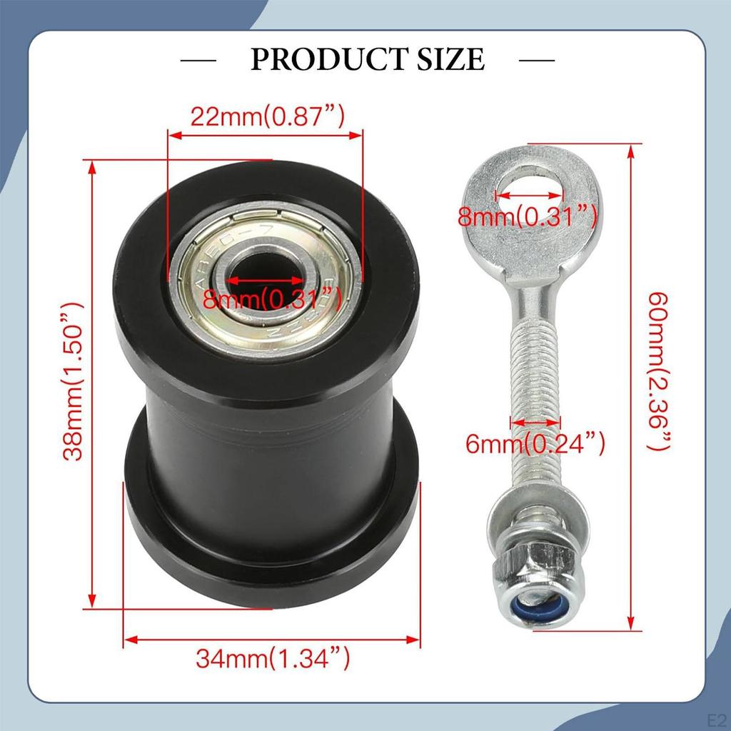 Chain Tensioner 8mm for Mini Motorcycle Modification Heavy Duty Easy Installation Replacement