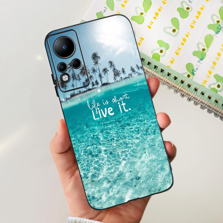For Infinix Note 11 Case X663 X663B Stylish Painted Back Cover 6.7'' Shockproof Phone Case For Infinix Note 11 Note11 Soft Shell