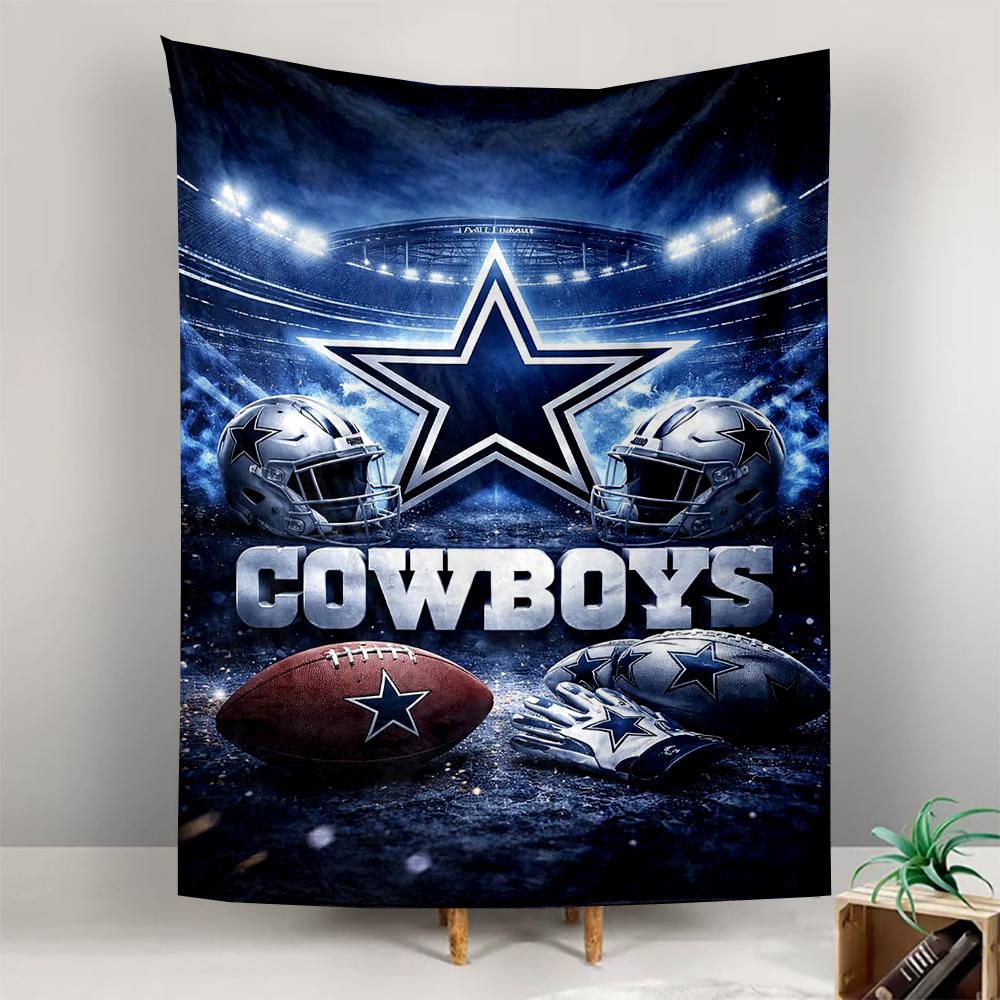 Dallas Cowboys Football Star Design Patterned tapestry for bedroom and living room home decor