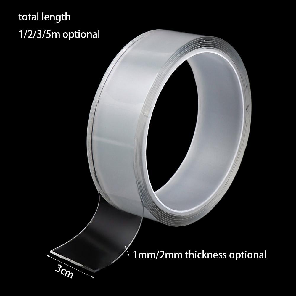 Transparent Cleanable Nano Tape Adhesive Tapes Double Sided Tape Home Decoration Wall Stickers