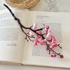 Artificial Plum Blossom Branch - Decorative Faux Flower Arrangement for Home