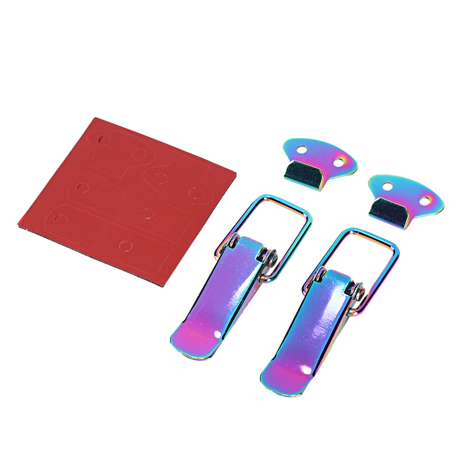 

Фиолетовый автомобильный зажим для капота, быстрозажимной крючок для крепления на крыле, универсальные автозапчасти