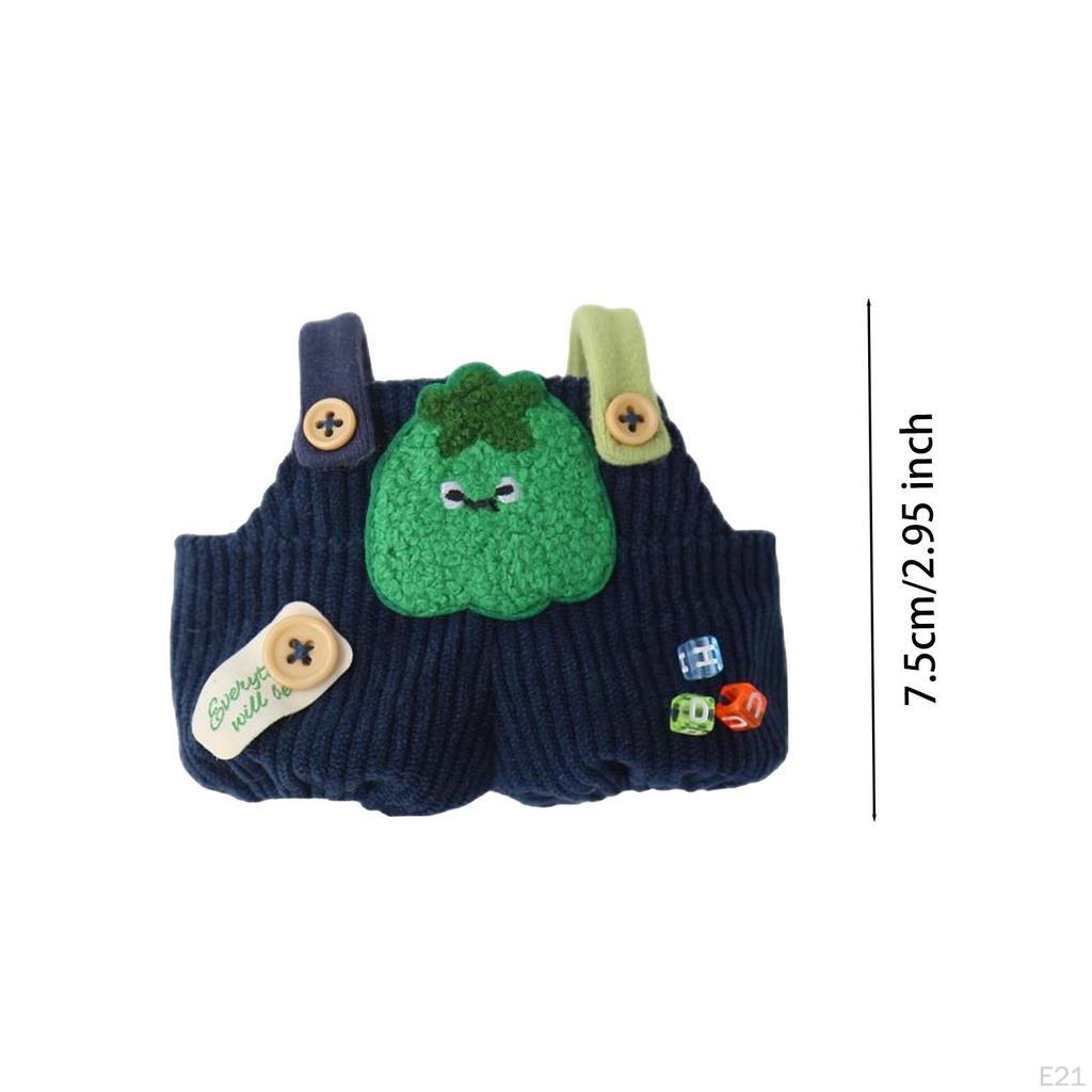 Plush Doll Jumpsuit Cotton Clothes DIY Accessories Dress Up Adorable Outfit