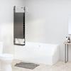 Cabine de douche - Maison Exclusive - Pliable 3 panneaux - 130x130 cm (réglable) - Cadre aluminium noir