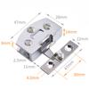 1pc Hinges Accessories Wine Cabinet Door Clamp Bathroom Shower Furniture Hardware Glass Door Hinge Glass Door Hinges