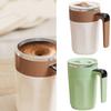 USB Rechargeable Mixing Coffee Mug Automatic Stirring Cup with Digital Temperature Display for Office and Home Use