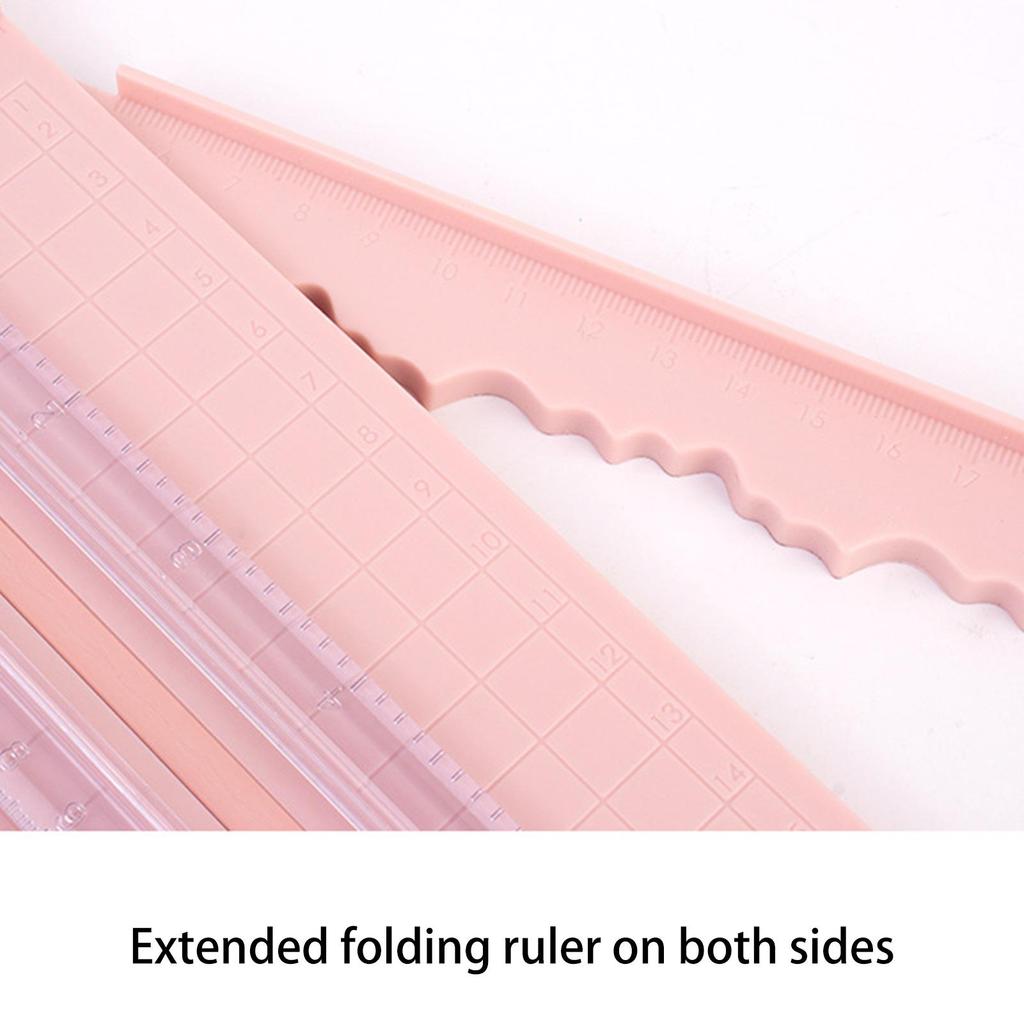 Craft Paper Cutter 12 In 1 Paper Trimmer For Crafting Rotary Tip With Measurements Dashed Straight Wave Edge Precision Scissors