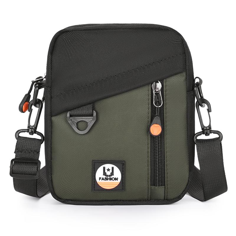 

Повсякденна водонепроникна сумка через плече для чоловіків – Легкий плечовий рюкзак зі сховищем для телефону для подорожей на природі зелений