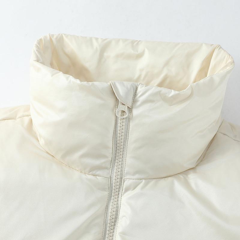 Puma Men Cream White Quilted Puffer Jacket Warm Casual Outerwear 687432-80
