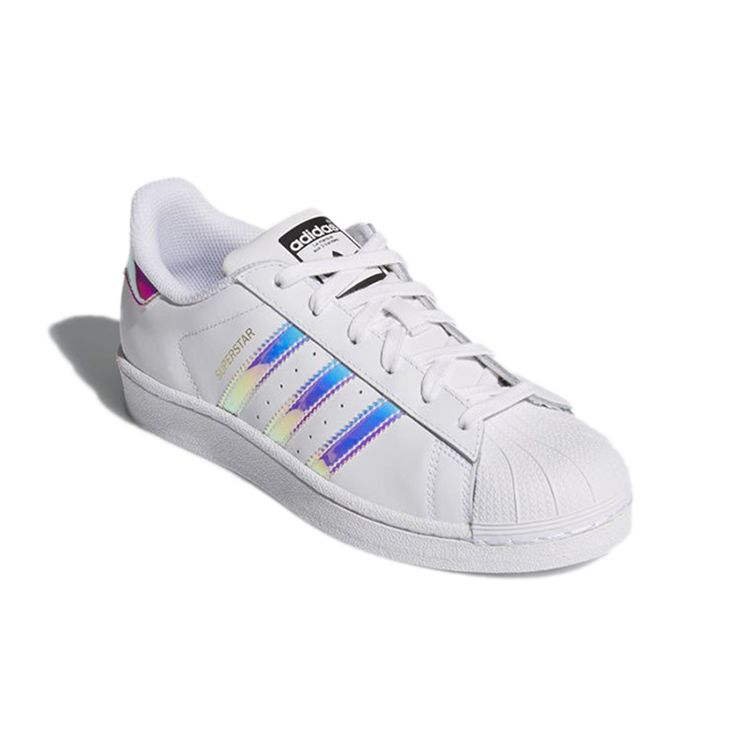 Adidas Originals Superstar Cf Comfortable Low-Top Skate Shoes White Laser Kids Sneakers AQ6279