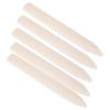 5Pcs Leather Craft Folder White Plastic DIY Hand Made Edge Trimming Sewing Tool Accessories(Long Type )