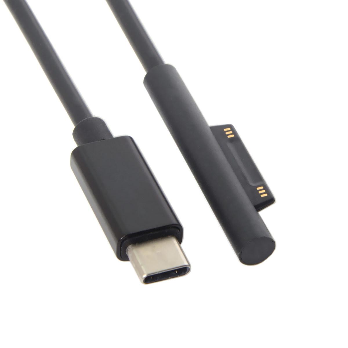 

USB 3.1 Type C USB-C DC 12-15V to Surface Pro3 Pro4 Pro5 Pro6 Book Charge Cable As Shown A