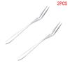 1/2/5pcs Stainless Steel Fruit Forks For Restaurant Cafeteria Home Party Dessert Fork Lovely Fruit Fork Tableware 13.5cm