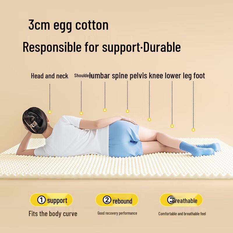 SleepHero Foldable Memory Foam Dorm Mattress