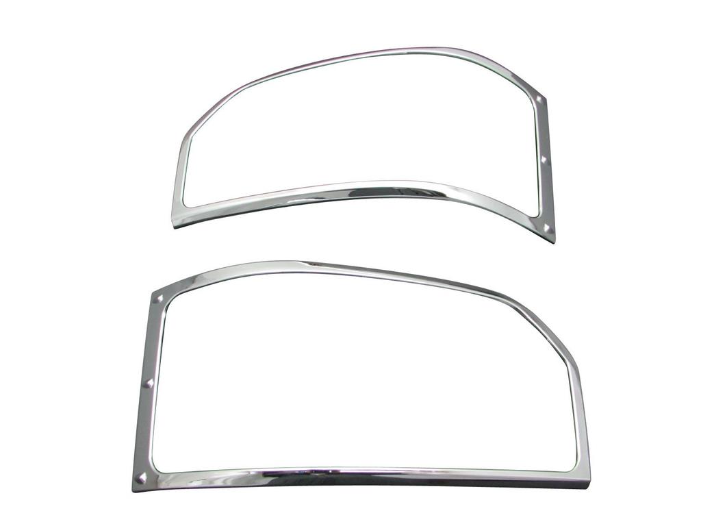 BRIGHTZ Wide Chrome Plated Headlight Rings for Toyota Hiace 200 21460 (IV/V Type) [HEAD-028] (4th/5th Type)