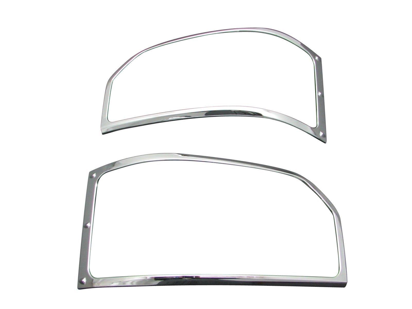 

BRIGHTZ Narrow Chrome Plated Headlight Rings for Toyota Hiace 200 Type 21459 (IV/V Type) [HEAD-028] (4th/5th Standard)