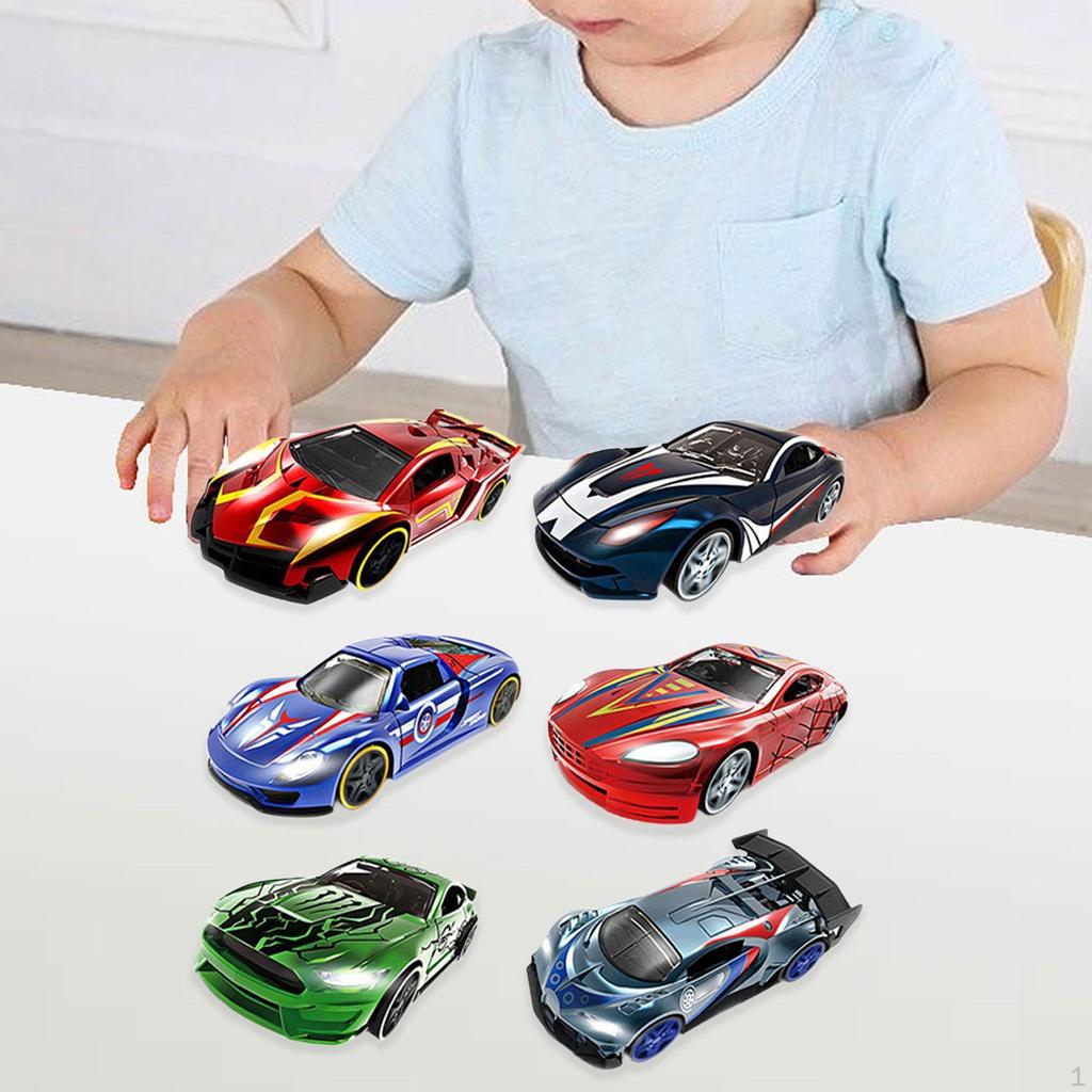 6 Piece Die-Cast Vehicle Set, Valentine's Day Gifts, 1:64 Model Cars, Cars for Adults, Babies, Kids,