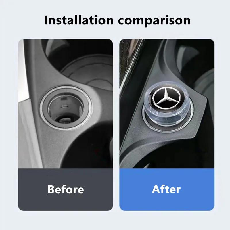 DKS1  Hot 2025 Car Cigarette Lighter Dust Cover Dustproof Cap Plug for MERCEDES BENZ W203 W204 W205 W209 W210 W211 W212 W176 W166 W163