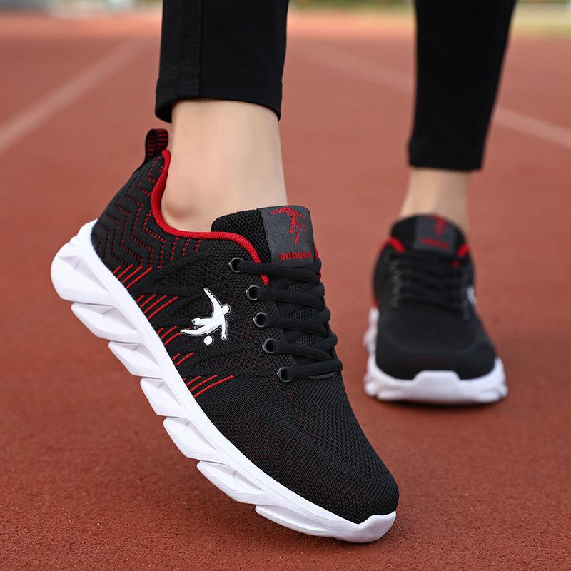 Brand shoes casual sports shoes spring new light casual mesh breathable running shoes soft sole ******** rope shoes 35