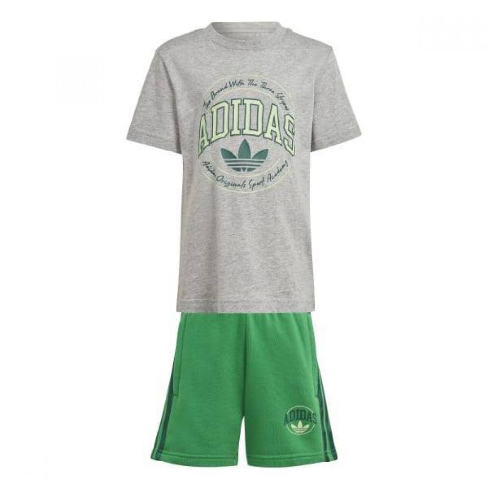 

Комплект футболок Adidas Kids VRCT Short MGREYH/100