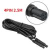 1X 4-Pin Male To Female Car Reversing Parking Camera Video Extension Cable Wire