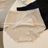 Ladies Summer New Sexy Lace Ice Silk Naked Feeling Pack Buttock Kiss Skin No Trace Triangle Briefs