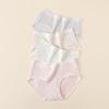 Fenteng Women's Cotton Blend Lace Briefs 4-Pack