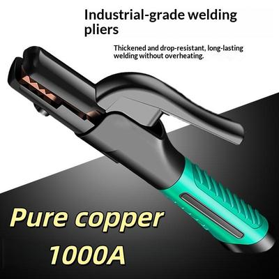 European Welding Electrode Holder 600A 800A 1000A NonSlip Grip Sturdy Clamp for Construction Site Maintenance