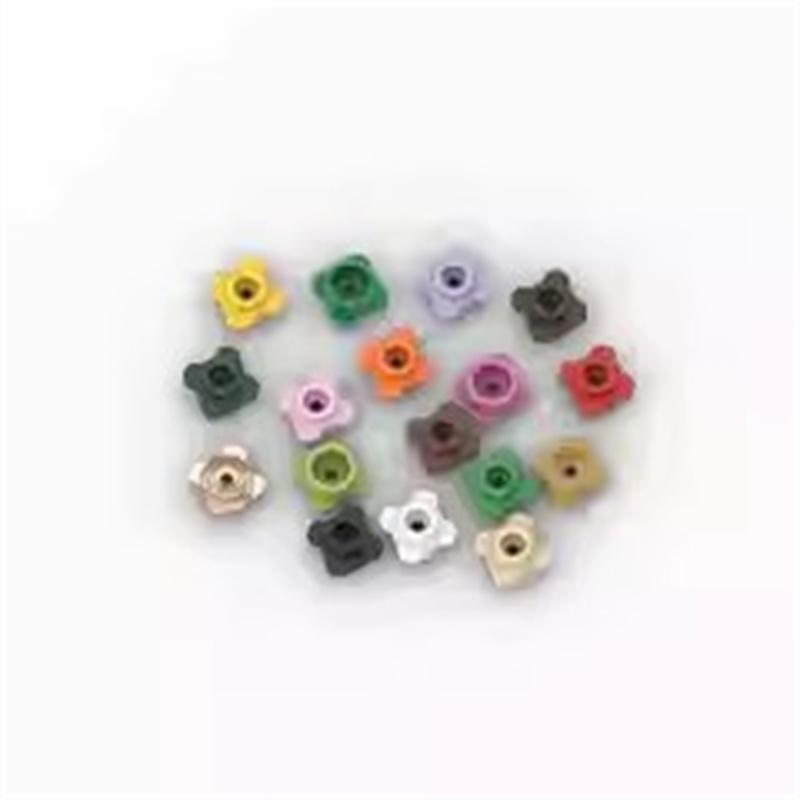 

Non-Toxic 50Pcs Moc Parts 33291 Plant Flower Plate Round 1 X 1 With 4 Petals Compatible Bricks Particle Kid Toy Diy Assmble Building Block