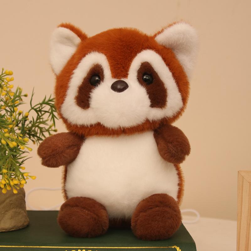 New Cute 8-inch Grab Doll Raccoon Plush Toy Girls Gift Box Children's Birthday Gift