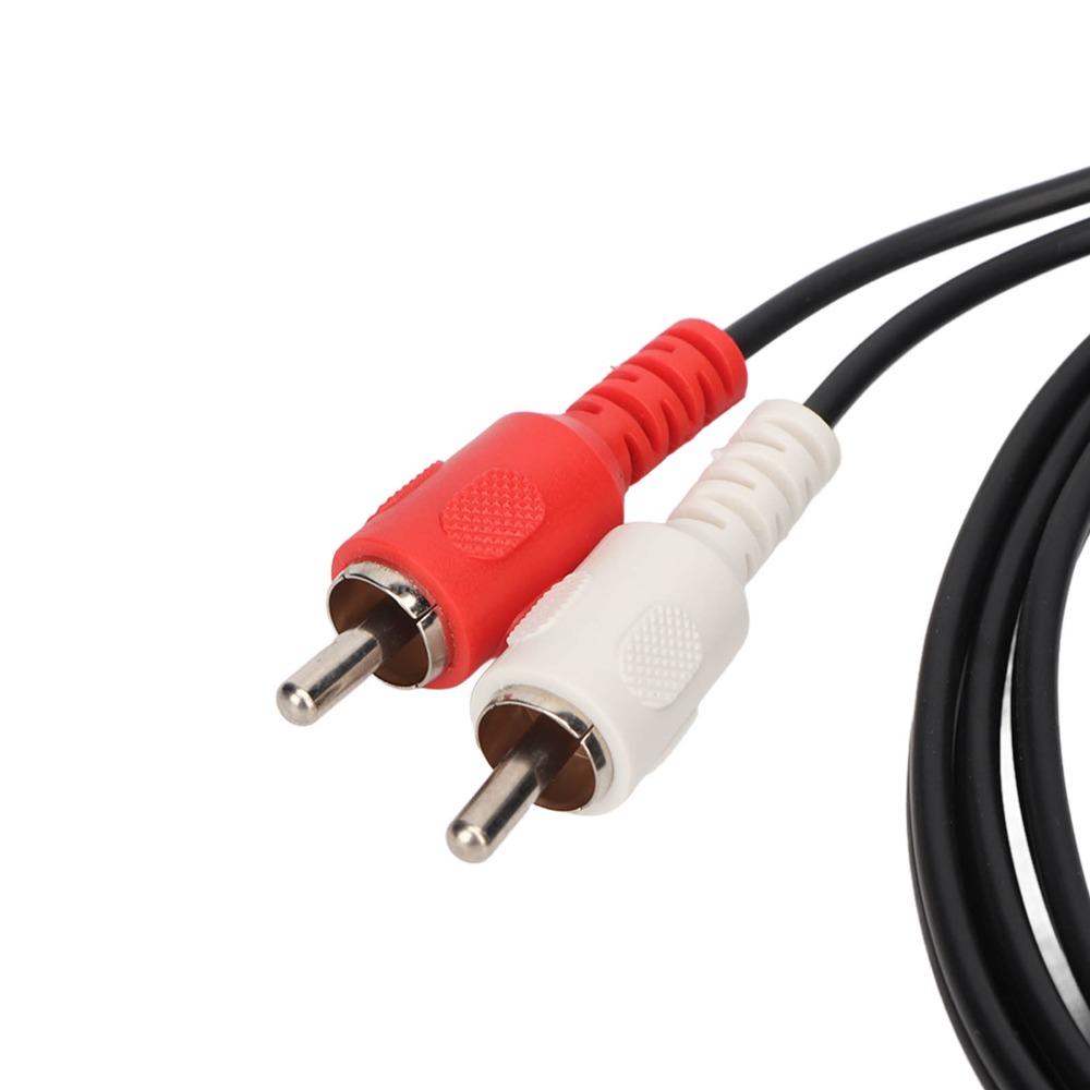 Flexible DIN 7PIN Male To 2RCA Male Cable Double Shielding Audio Cable Audio Equipment Output