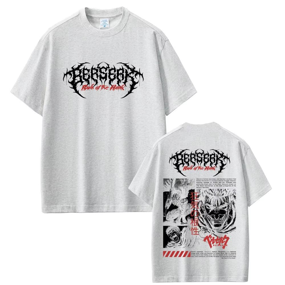 

Anime Berserk Guts Graphic T Shirt Swordsman Gatsu Sacrifice Zodd T-shirt Men Women Cotton Casual Oversized Short Sleeve Tshirt 4XL