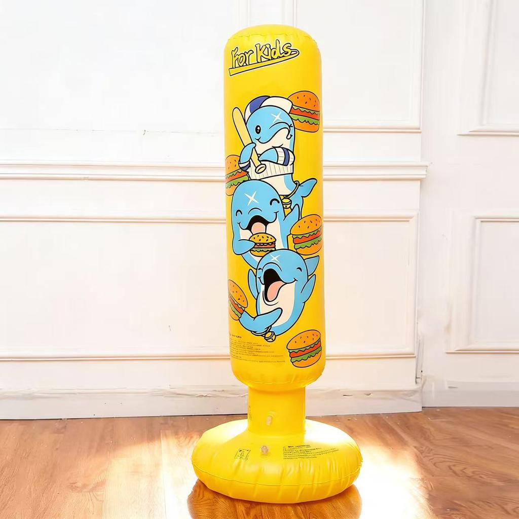 Children's Inflatable Boxing Punching Bag - Free-Standing Taekwondo & Fitness Training Equipment