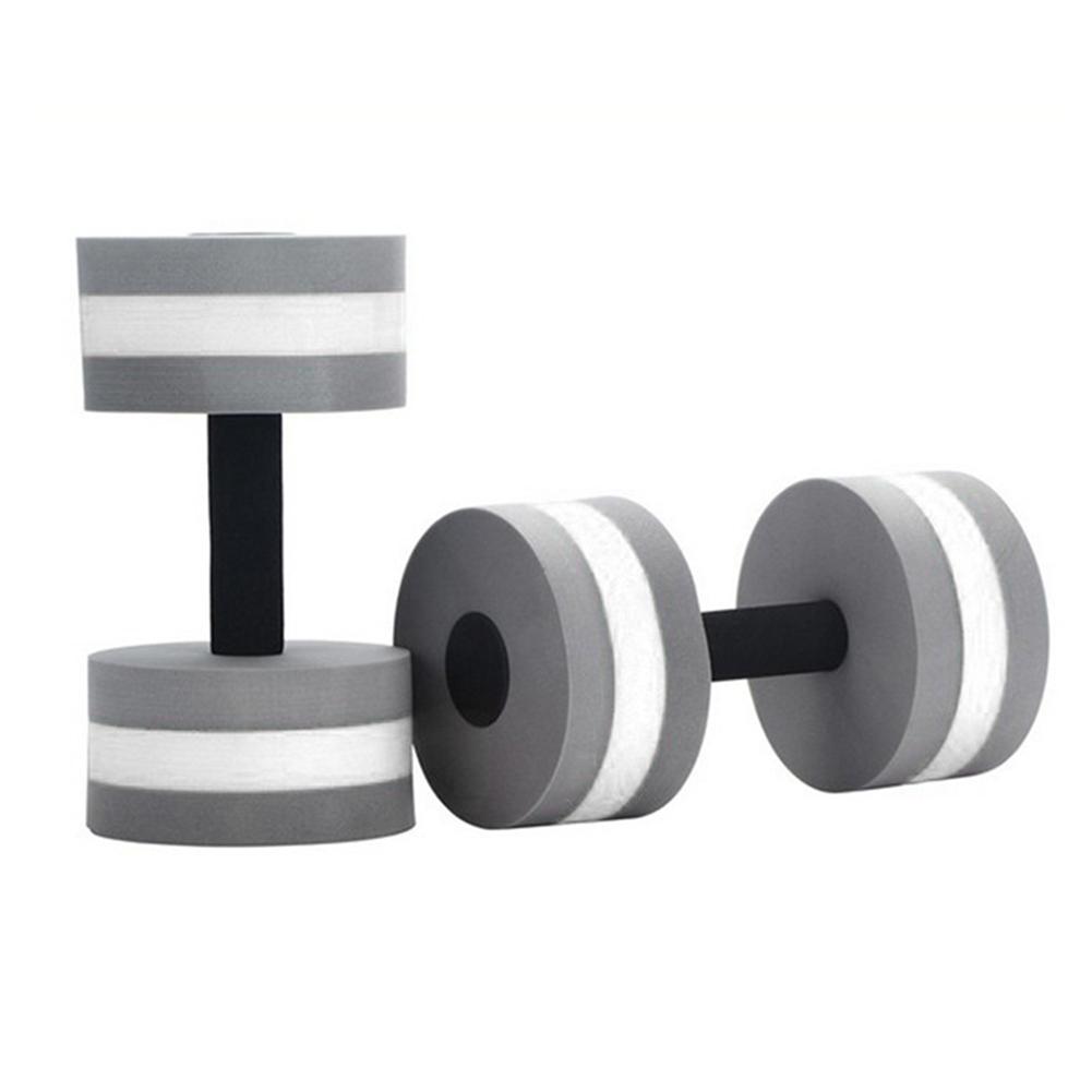 

2 гантели для водной аэробики, водная штанга, аквафитнес, плавание в бассейне, упражнения серый