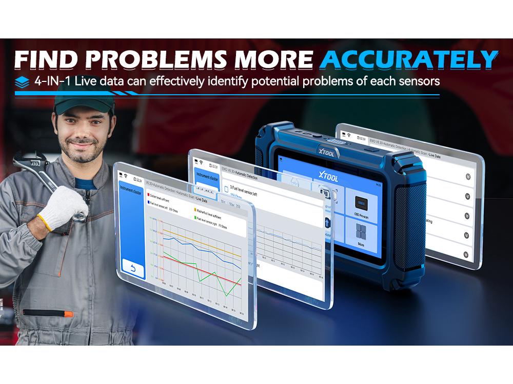 XTOOL D6/D6S Vehicle Diagnostic Tool with Free Updates