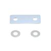 KVK Z22-25-33P1 Faucet Hole Diameter Conversion Plate for 2-Hole Basin Bathroom Sink, Plumbing Repair Adapter