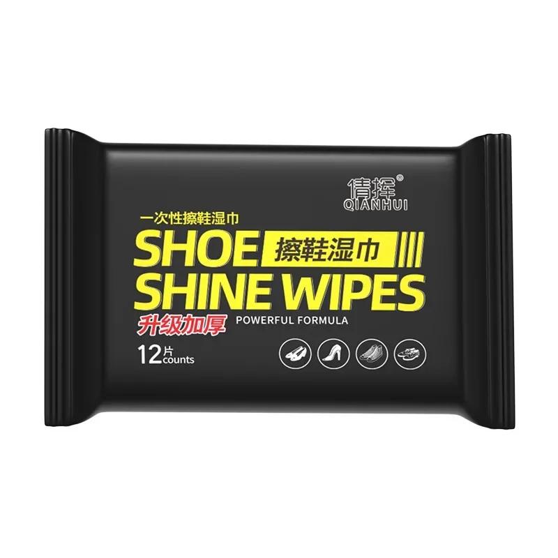 5 Packs of 60 Pieces Disposable Shoes Clean Wipes Portable White Shoes Cleaning Care Wipes Sneakers Cleaning Quick Wet Wipe